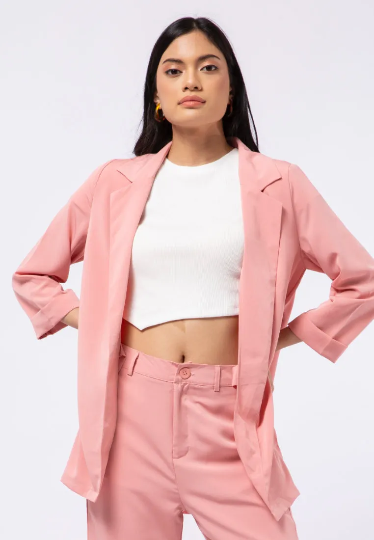 3/4 Sleeve Loose Blazer