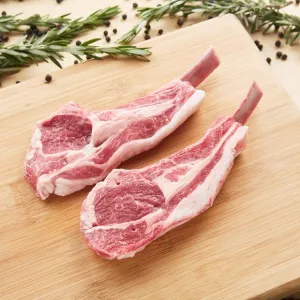 4 X 100G GRASS FED LAMB RACK FRENCH CUT