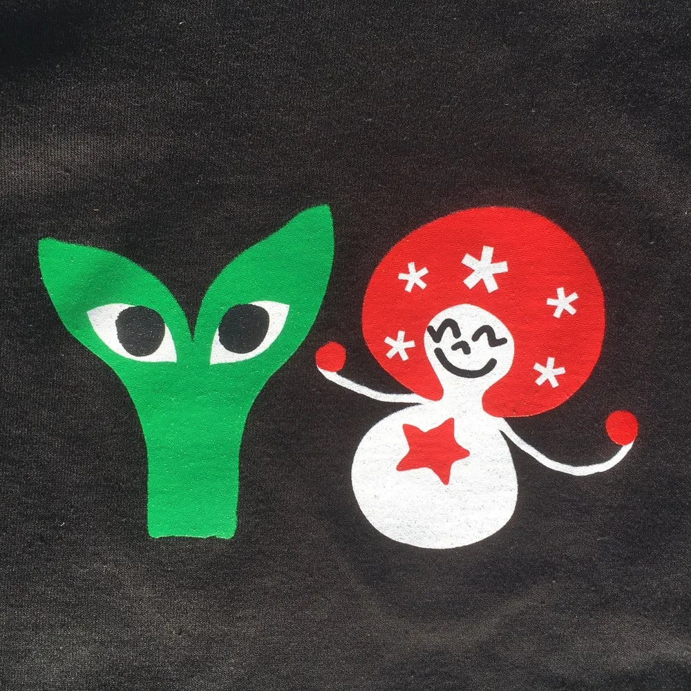 Aapi and Stargirl T-Shirt Black