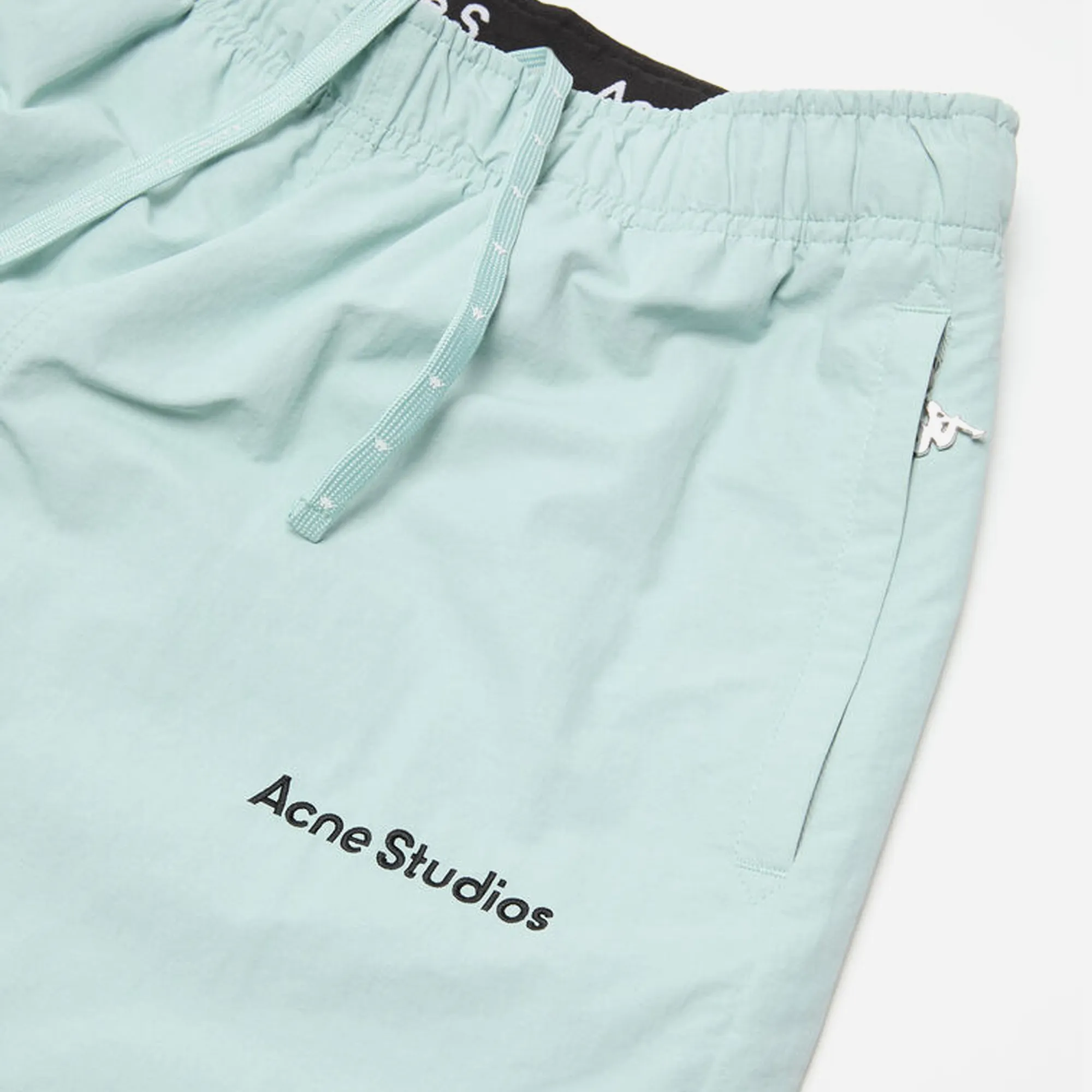 Acne Studios X Kappa Relaxed Fit Shorts Blue