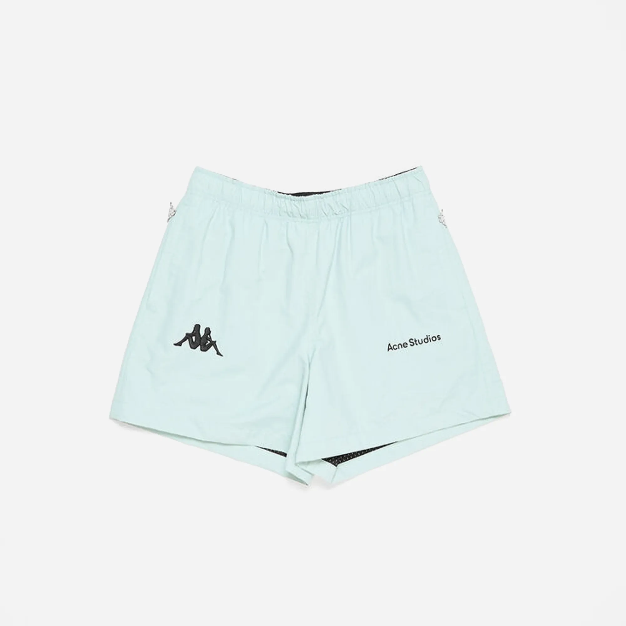 Acne Studios X Kappa Relaxed Fit Shorts Blue