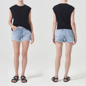 Agolde Women’s Parker Vintage Cut Off Shorts in Swapmeet Size 28