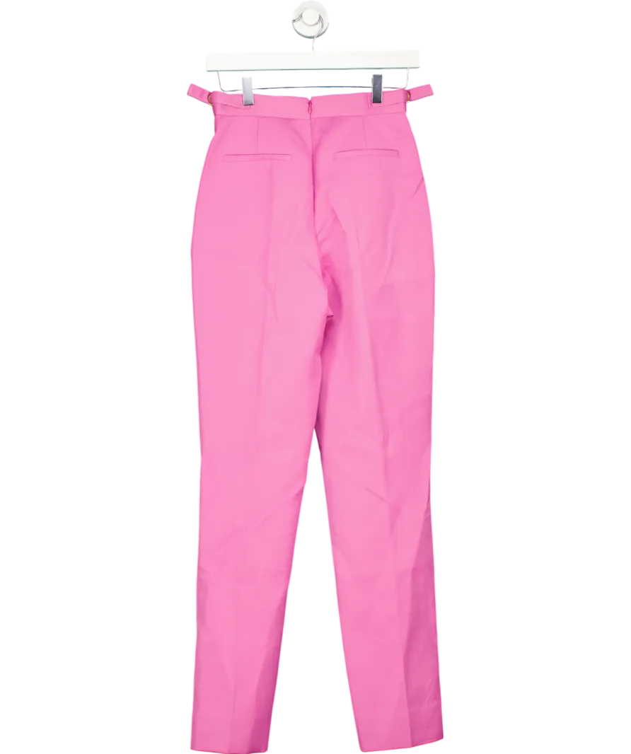 Aje Fuchsia Pink Allegro Tailored Pant UK 8