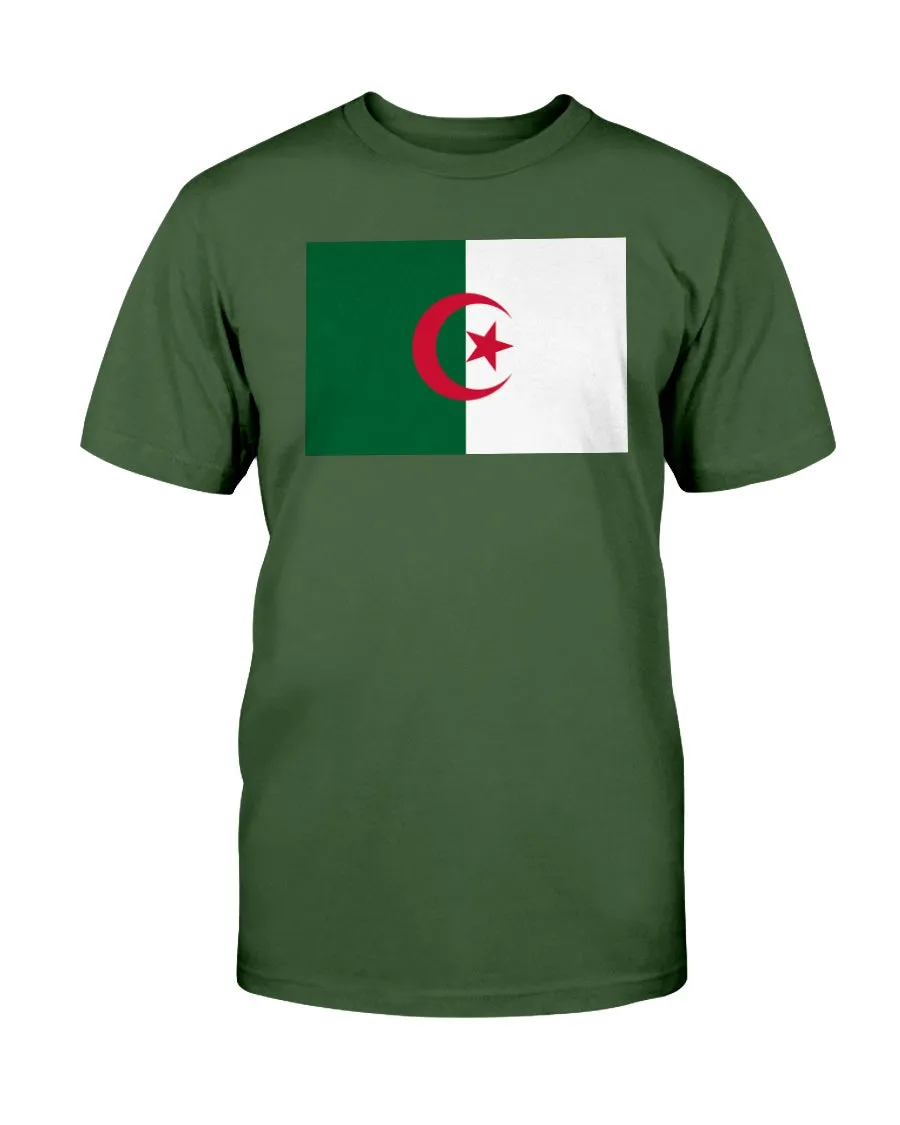 Algerian Flag Gildan Cotton T-Shirt