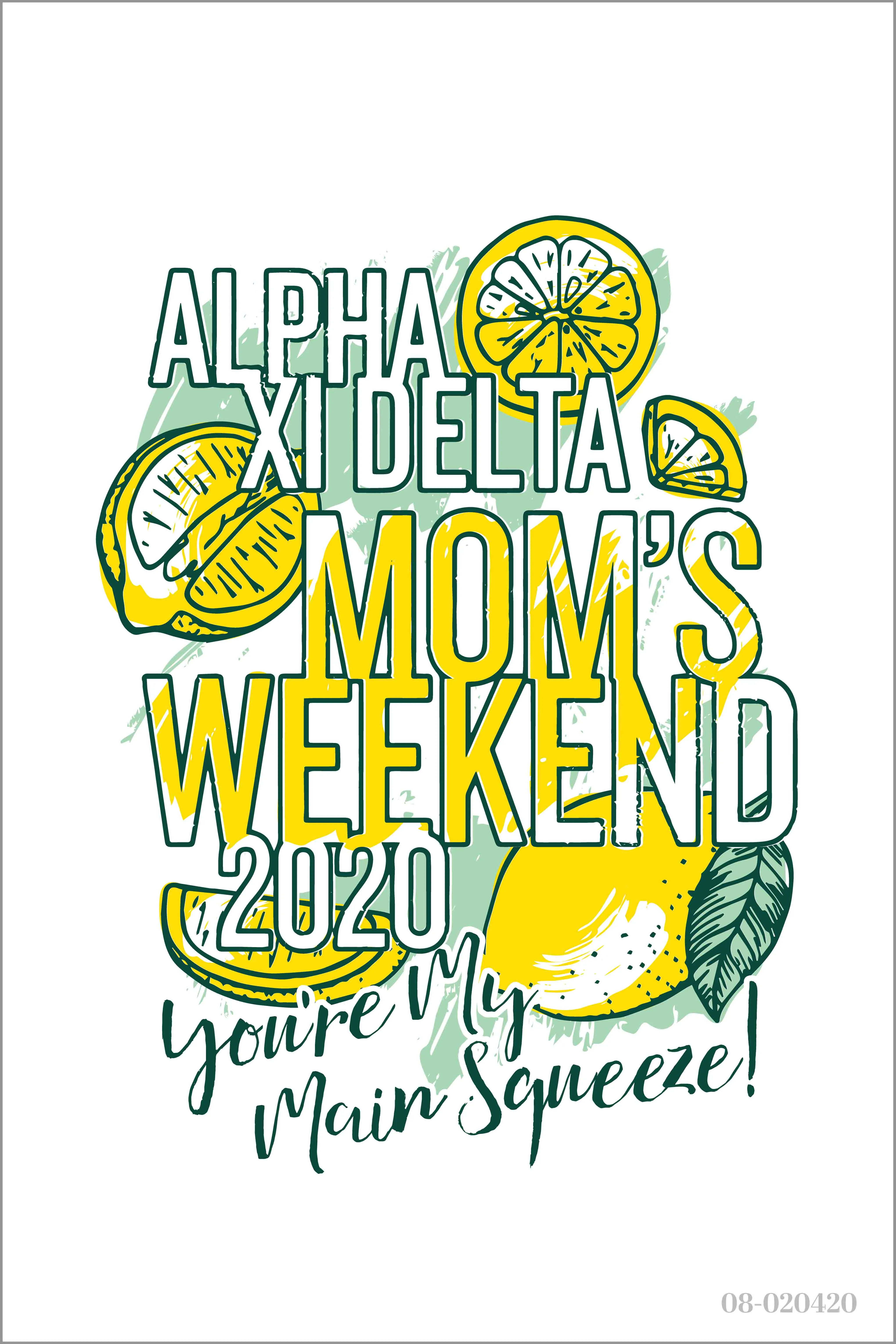 Alpha Xi Delta University of Iowa Mom's Weekend T-Shirt