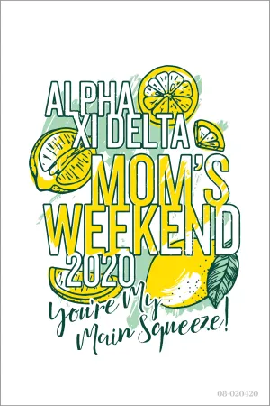 Alpha Xi Delta University of Iowa Mom's Weekend T-Shirt