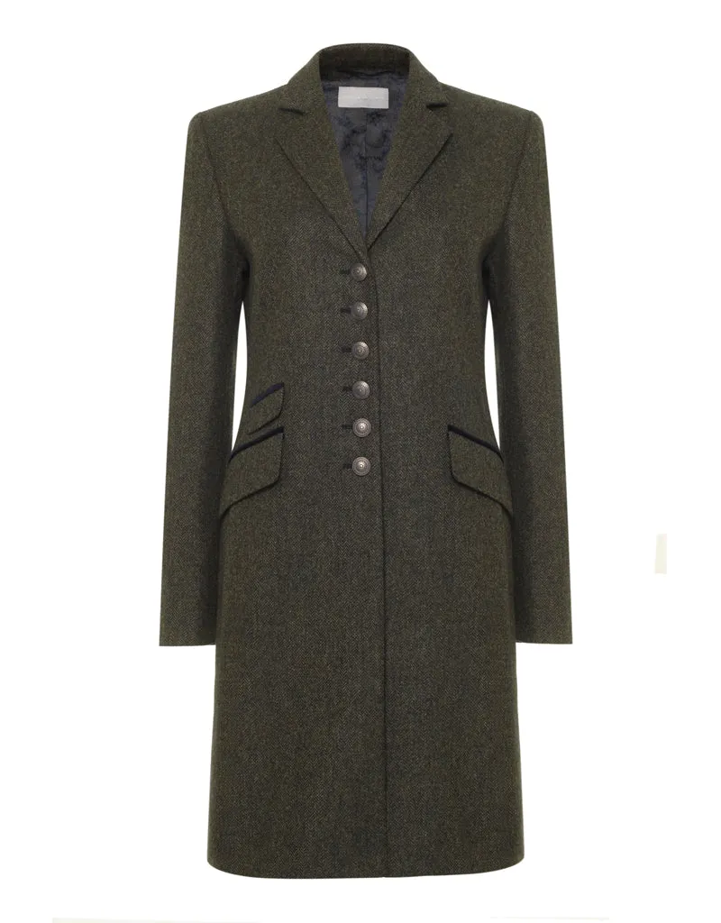 Anna Lascata Womens Catherine coat - Olive