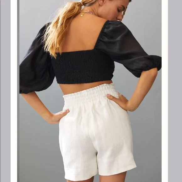 ANTHROPOLOGIE Sovere Rival High Waist Shorts