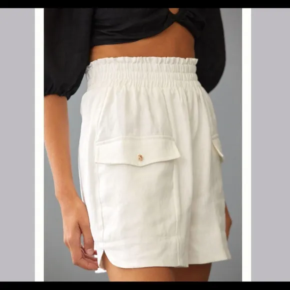ANTHROPOLOGIE Sovere Rival High Waist Shorts