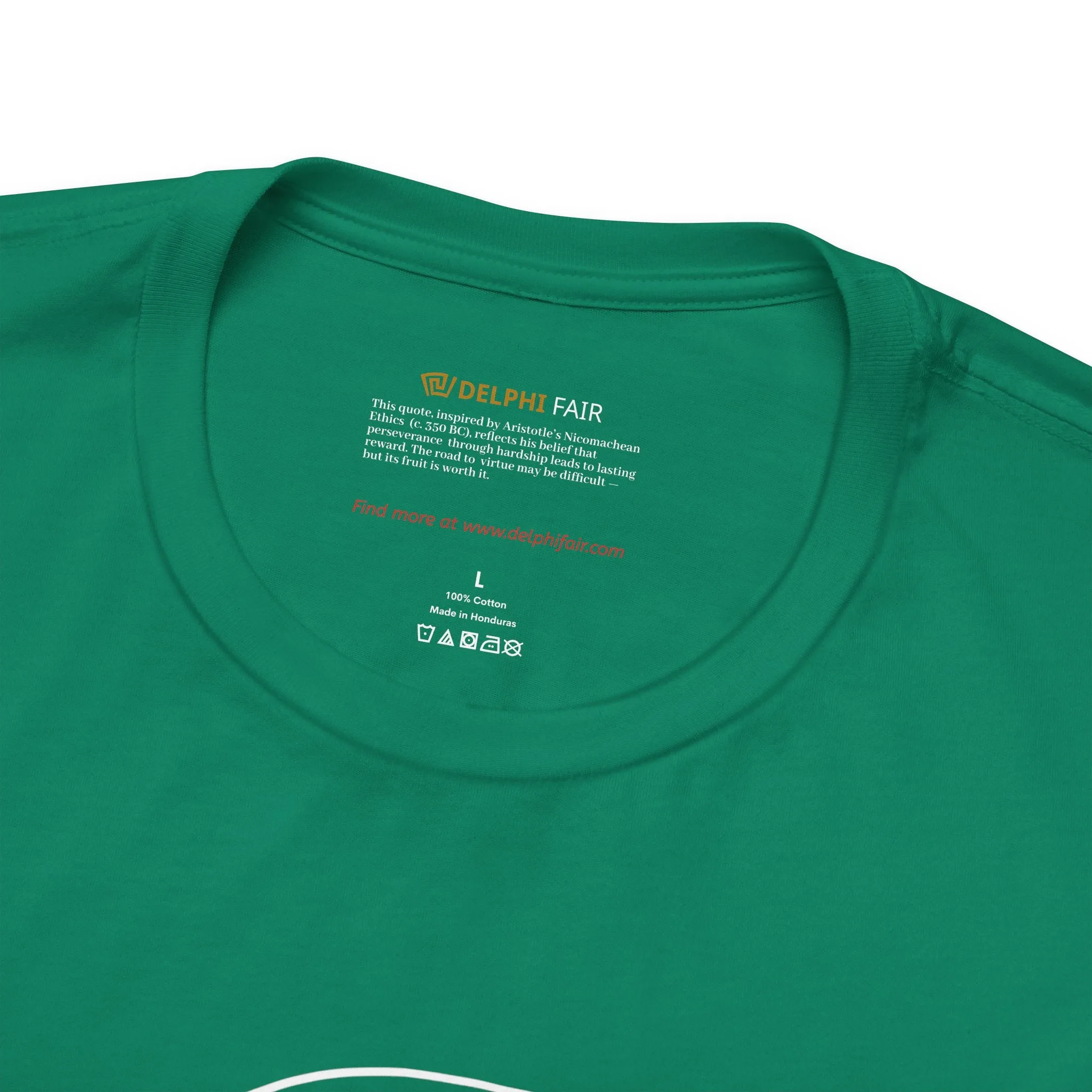 Aristotle "Patience is bitter, but its fruit is sweet" Quote T-Shirt