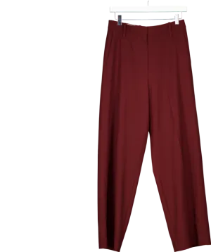 Arket Brown Tailored Trousers UK 8