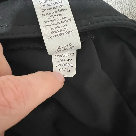 Athleta Tennis Skort - Black - Size 6