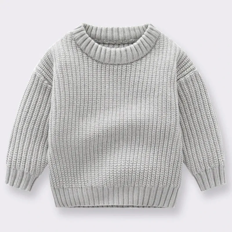 Autumn Newborn Sweaters Kids Knit Wear Kids Knitting Pullovers Tops Large Floral Collar Baby Girl Sweaters Kids Sweaters Cotton