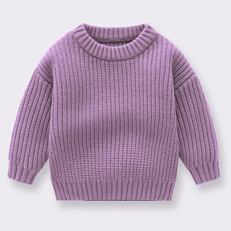 Autumn Newborn Sweaters Kids Knit Wear Kids Knitting Pullovers Tops Large Floral Collar Baby Girl Sweaters Kids Sweaters Cotton