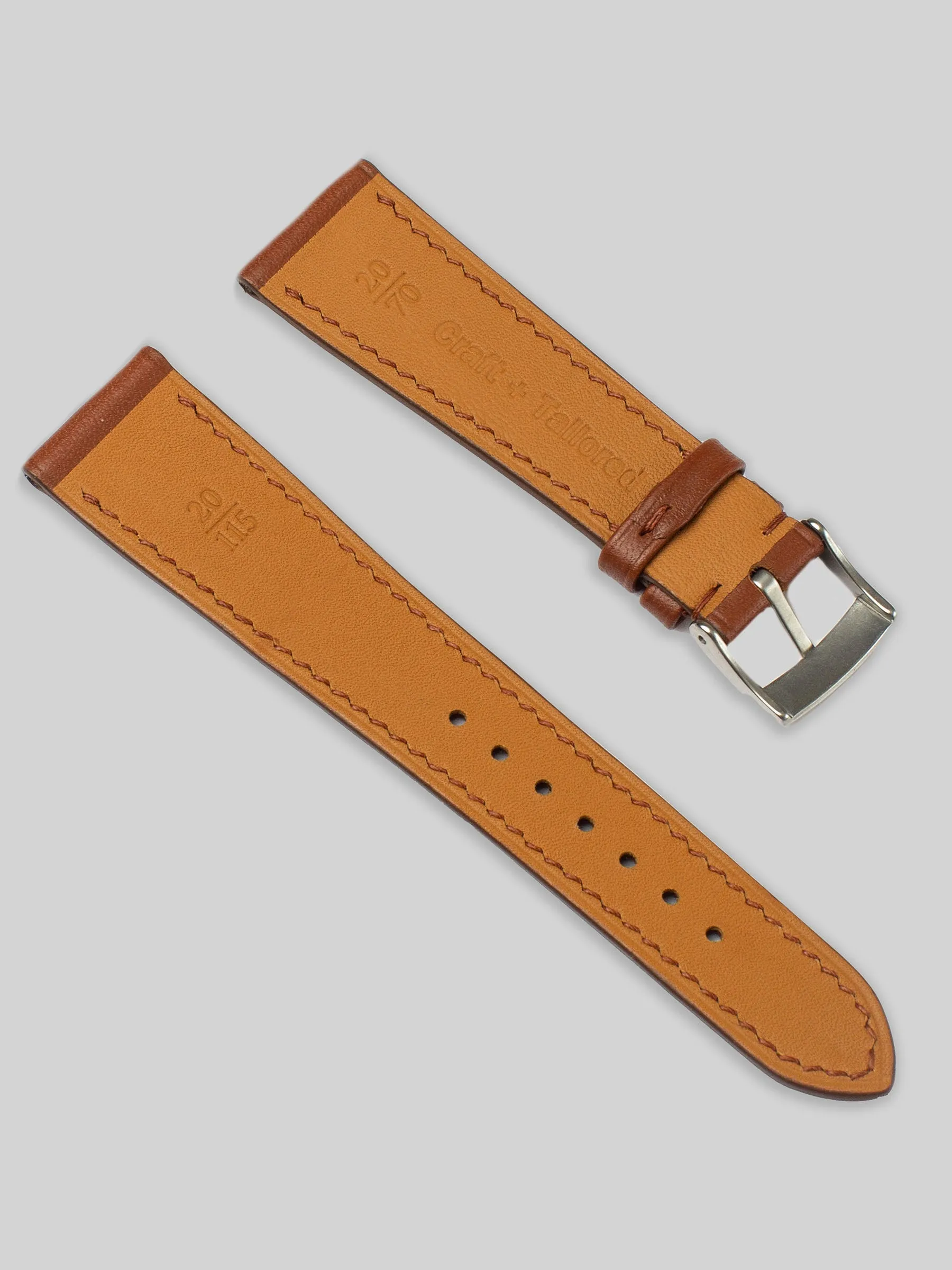 Barenia Leather Watch Strap - Brown