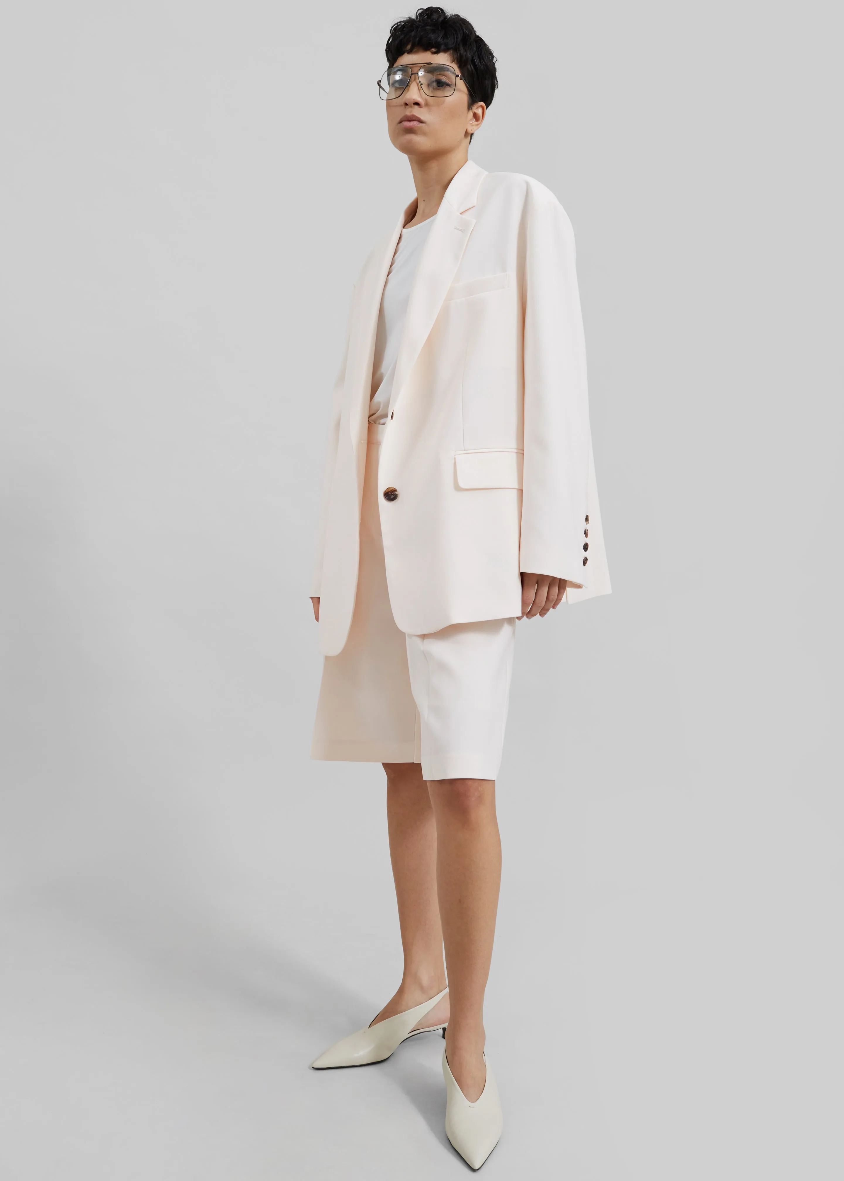 Bea Blazer - Light Peach