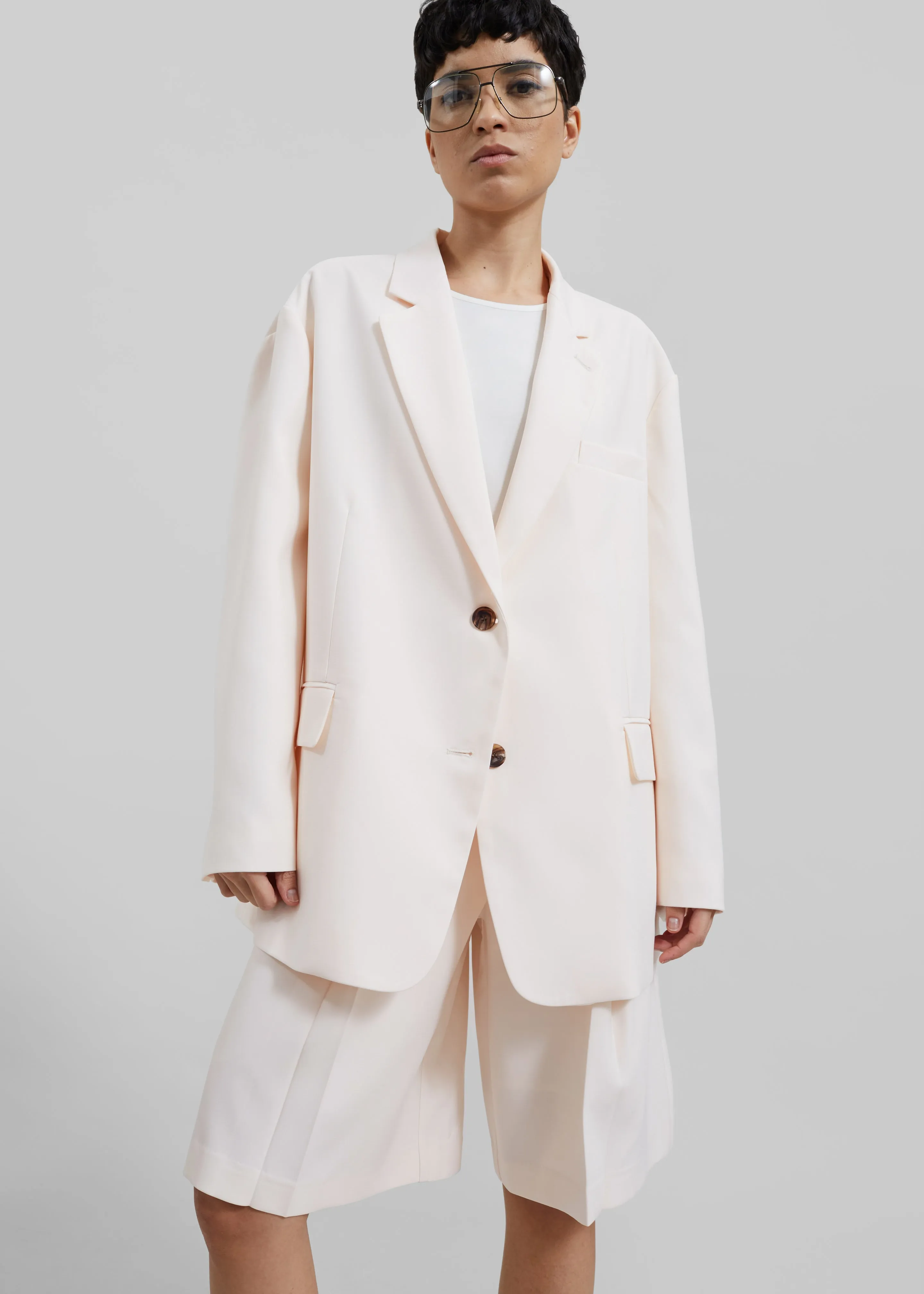 Bea Blazer - Light Peach