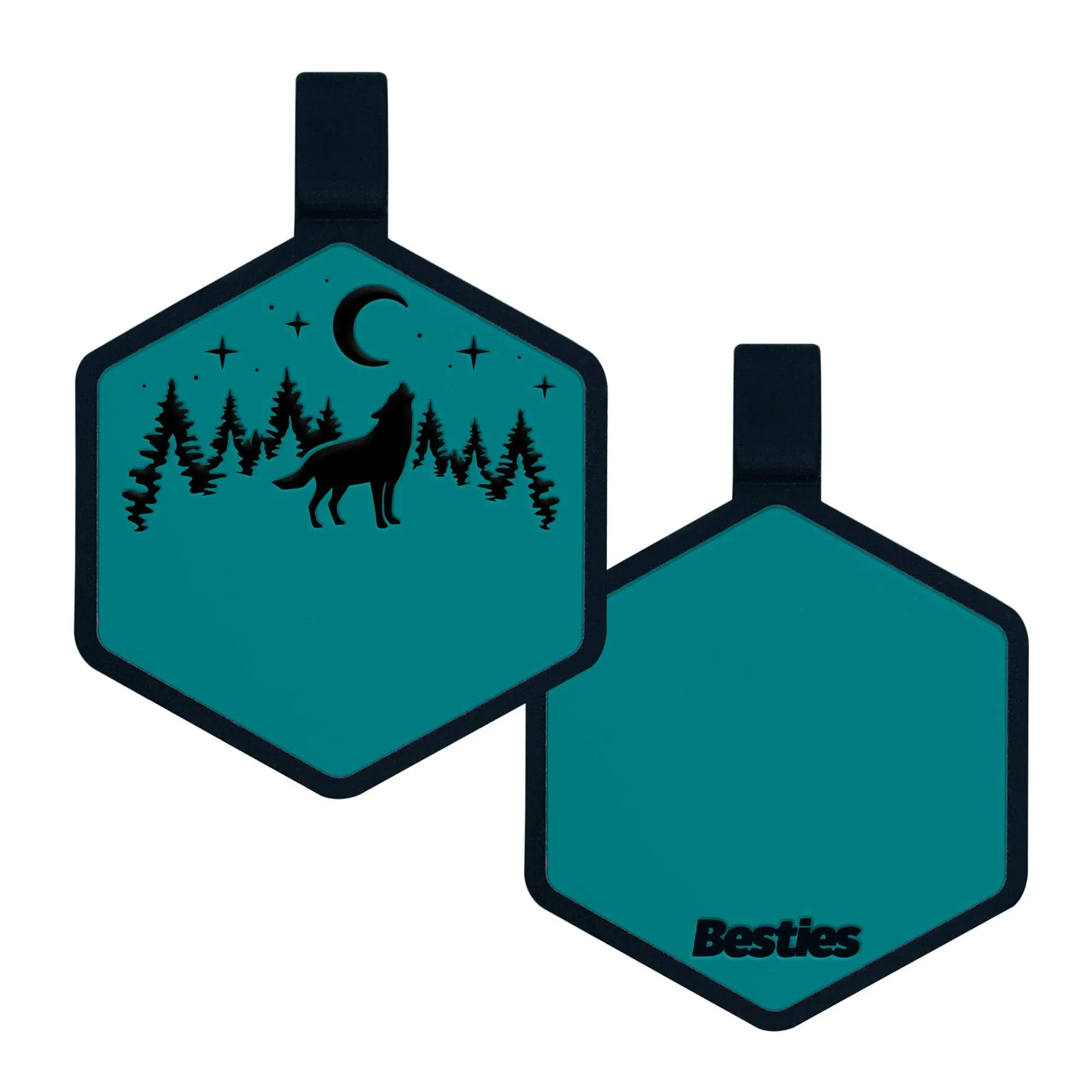 Besties Pets - Stay Wild Silicone ID Tag
