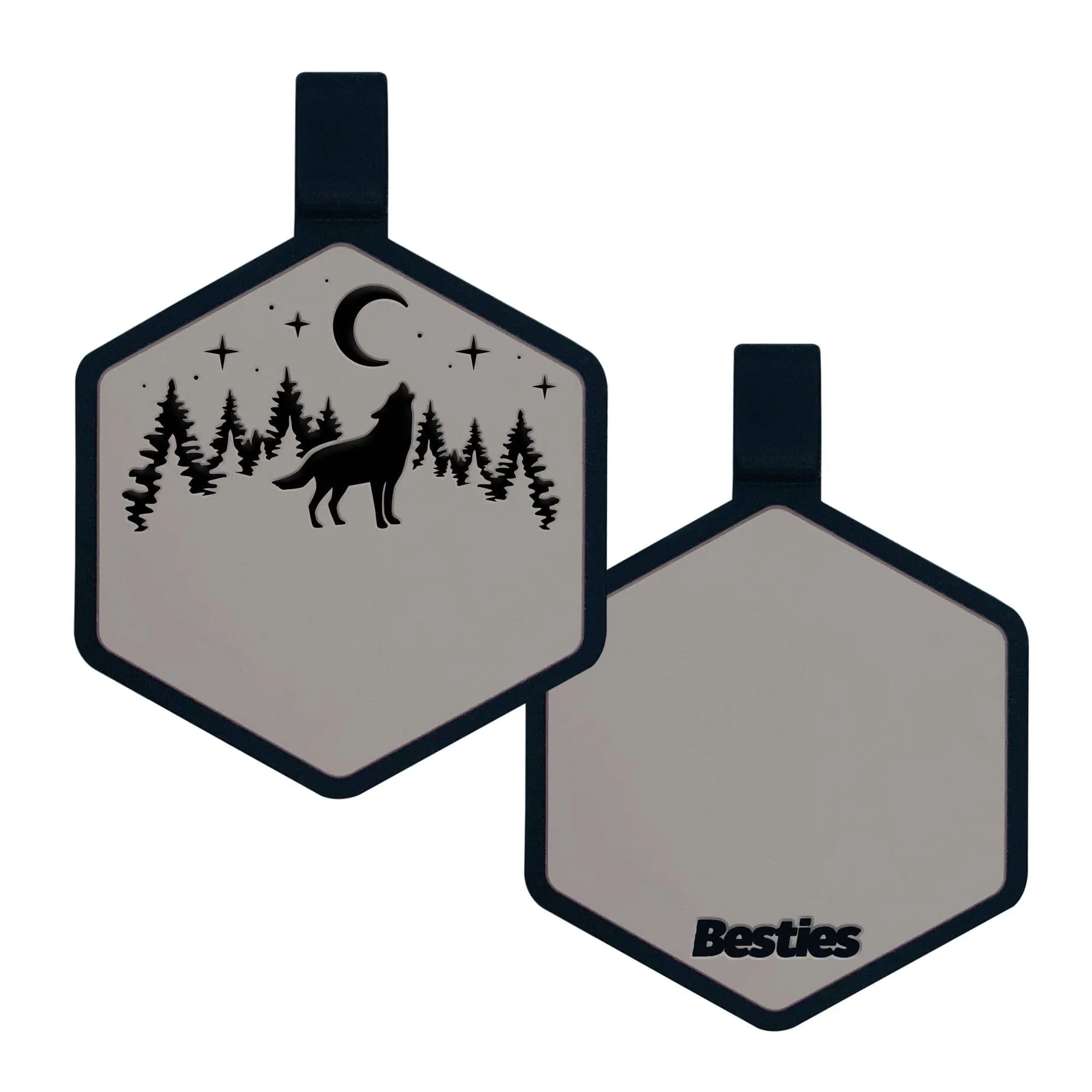 Besties Pets - Stay Wild Silicone ID Tag