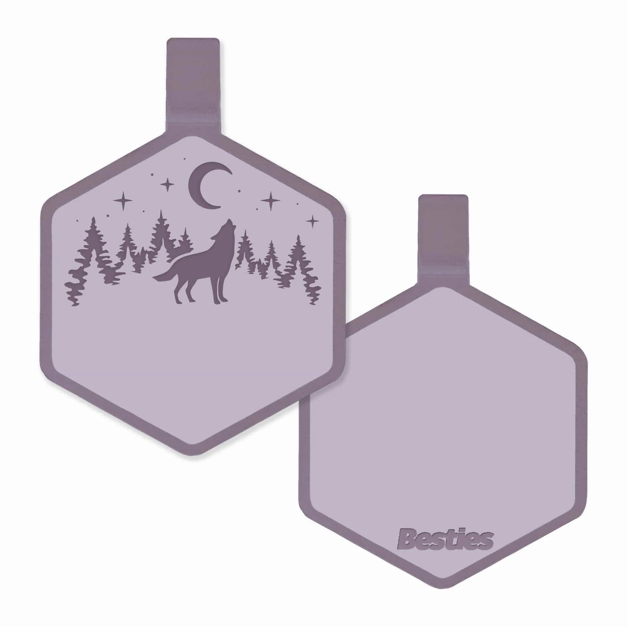 Besties Pets - Stay Wild Silicone ID Tag