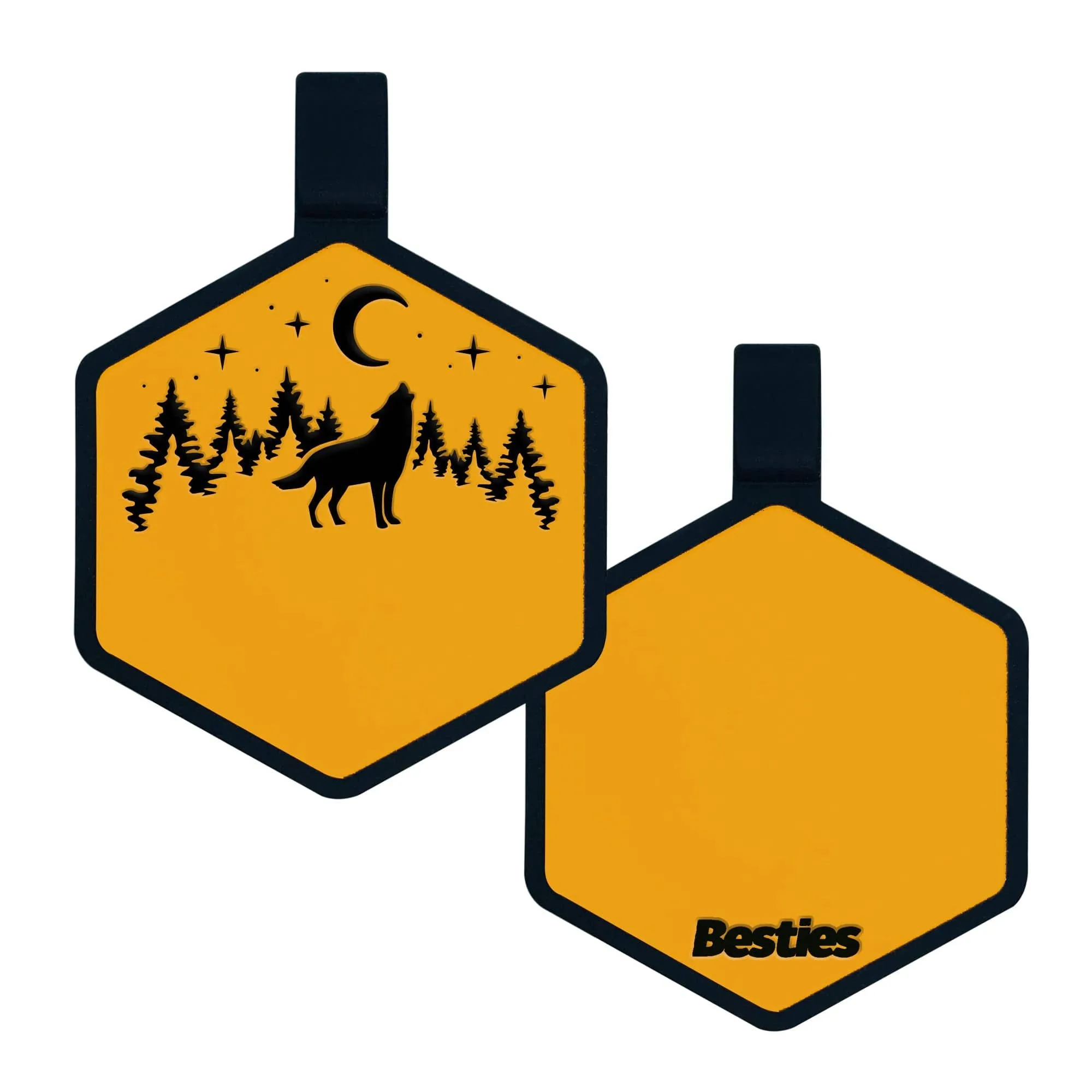 Besties Pets - Stay Wild Silicone ID Tag