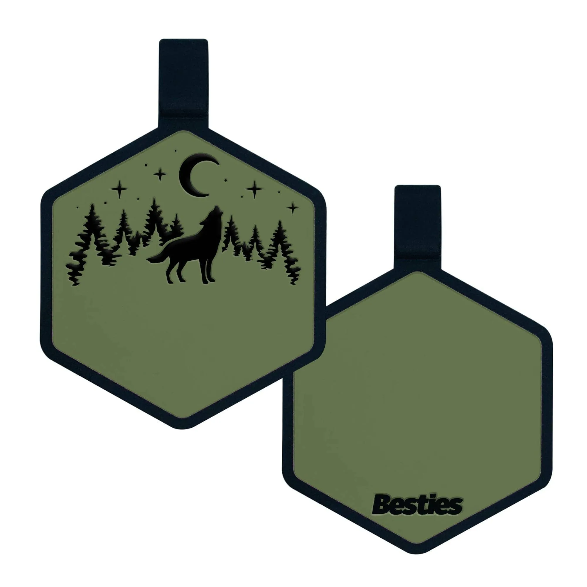 Besties Pets - Stay Wild Silicone ID Tag