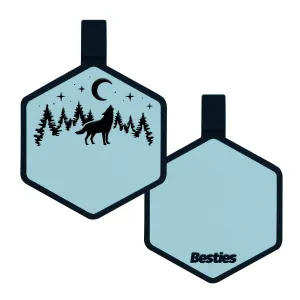 Besties Pets - Stay Wild Silicone ID Tag