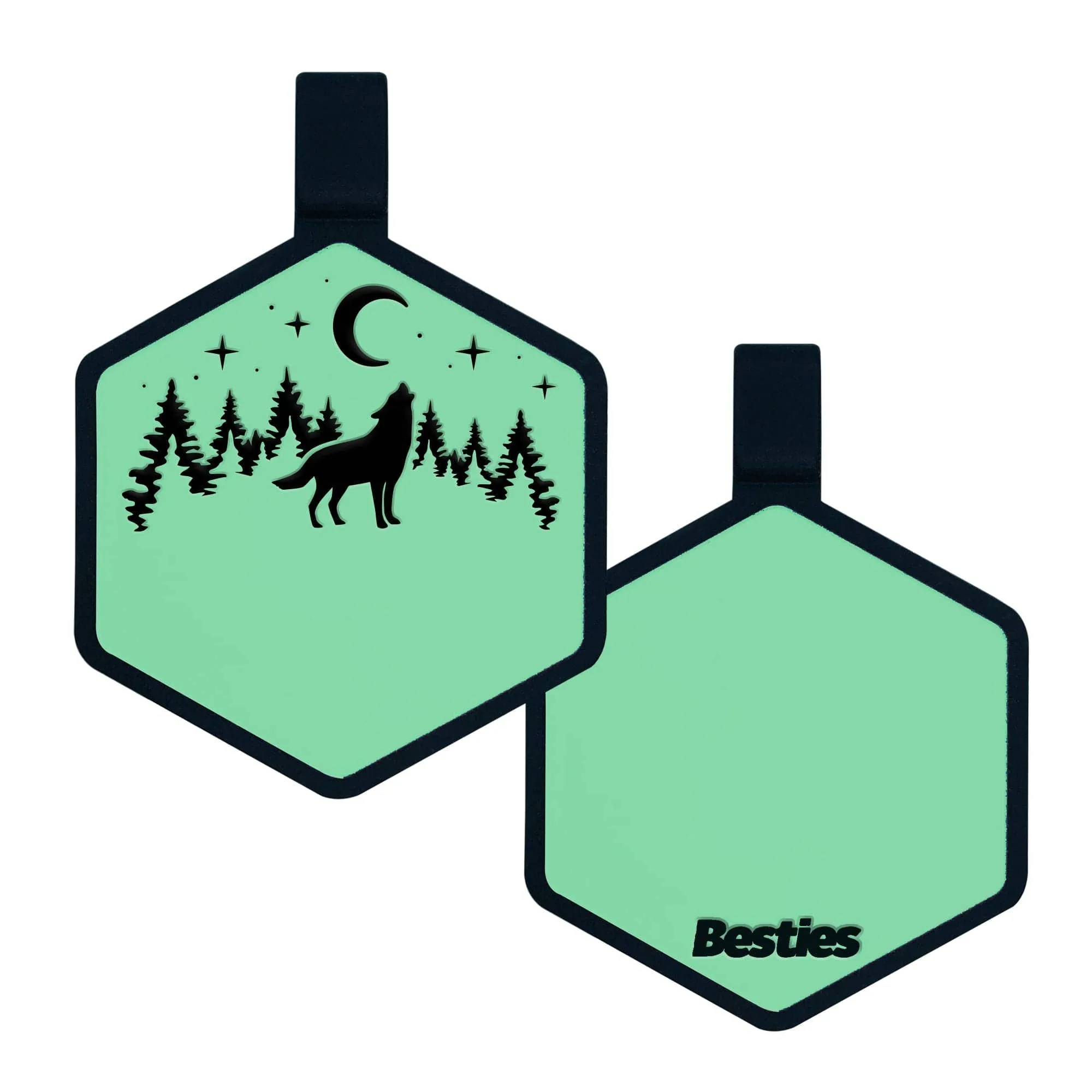 Besties Pets - Stay Wild Silicone ID Tag