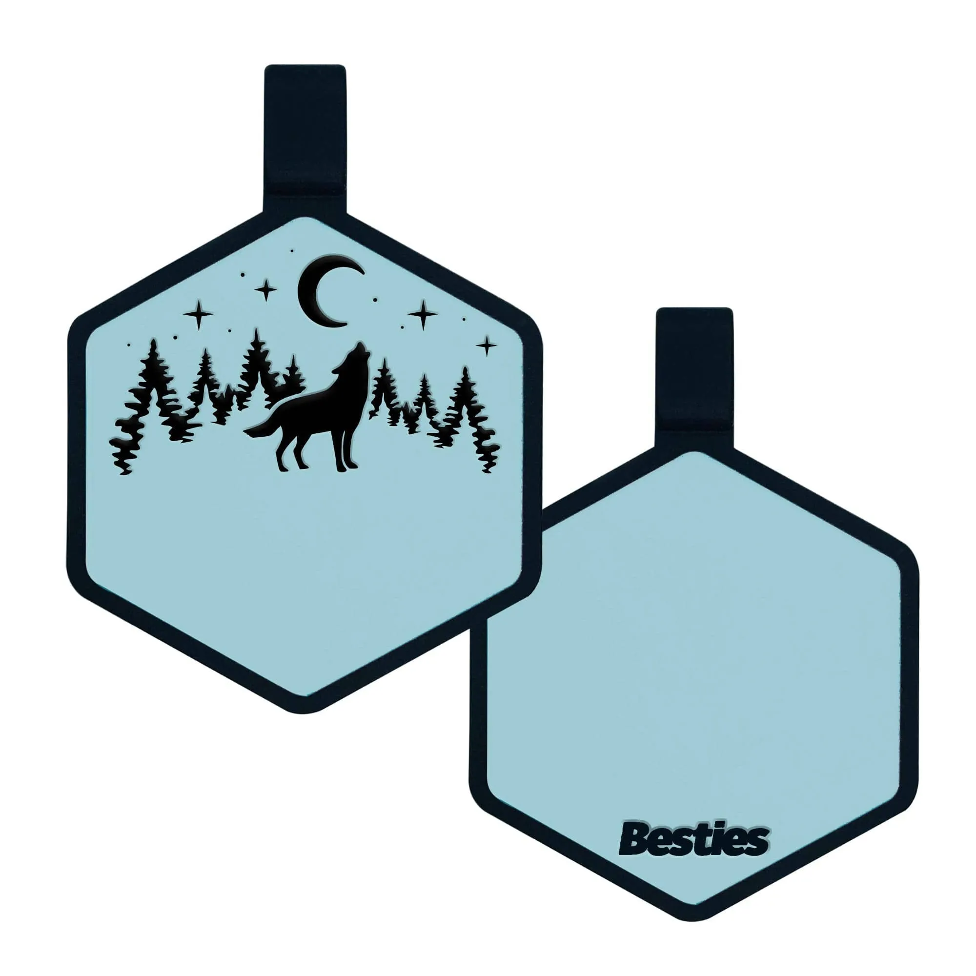 Besties Pets - Stay Wild Silicone ID Tag