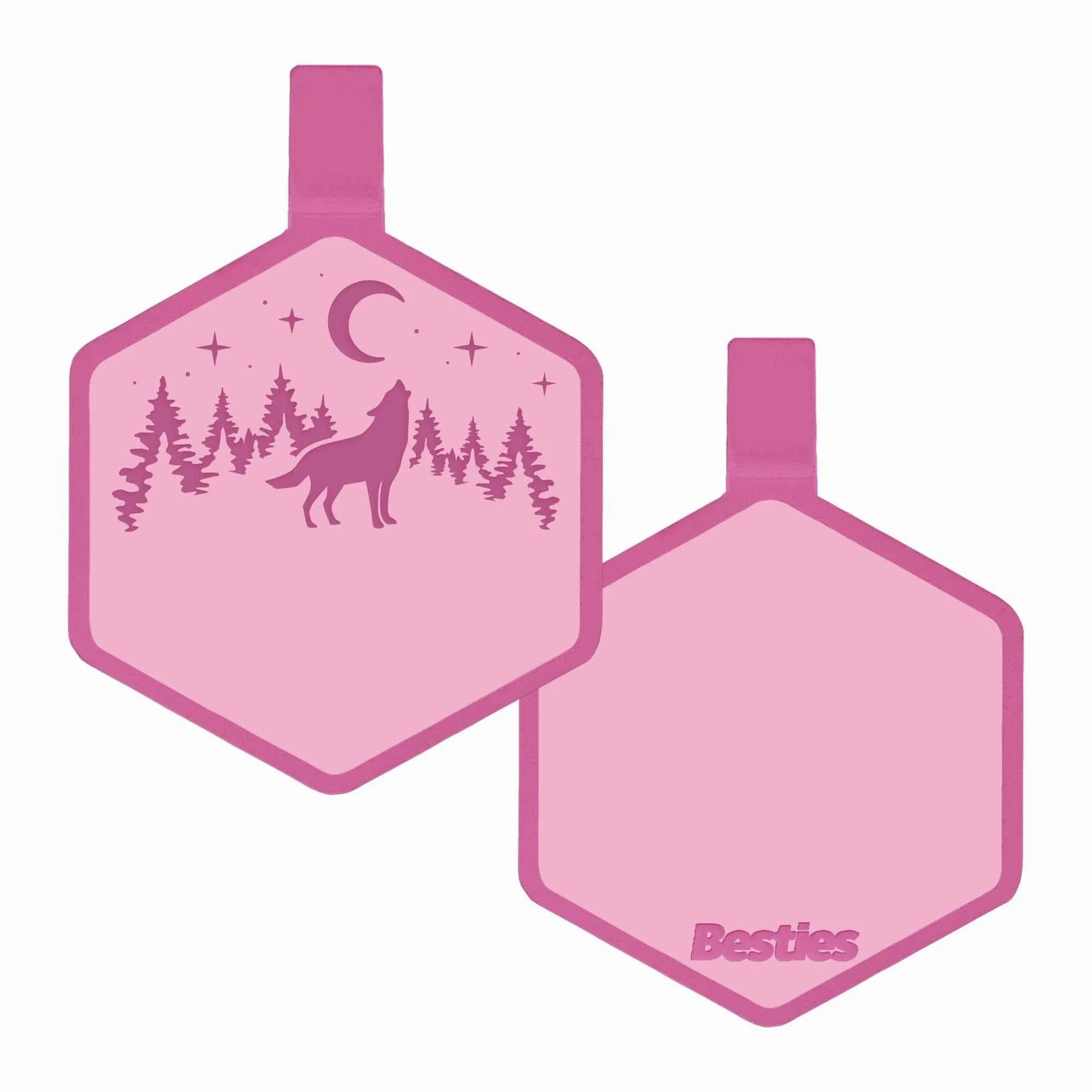 Besties Pets - Stay Wild Silicone ID Tag