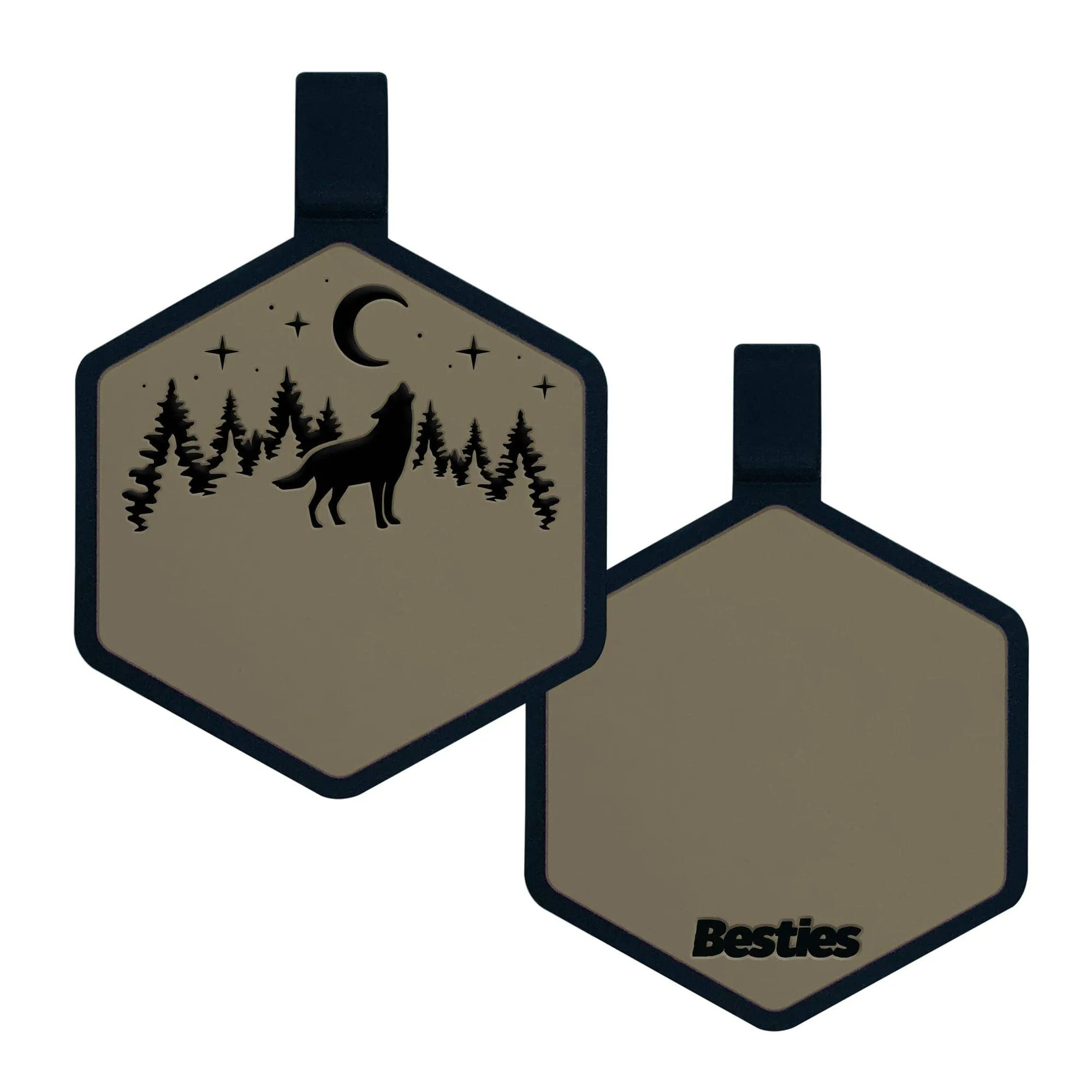 Besties Pets - Stay Wild Silicone ID Tag