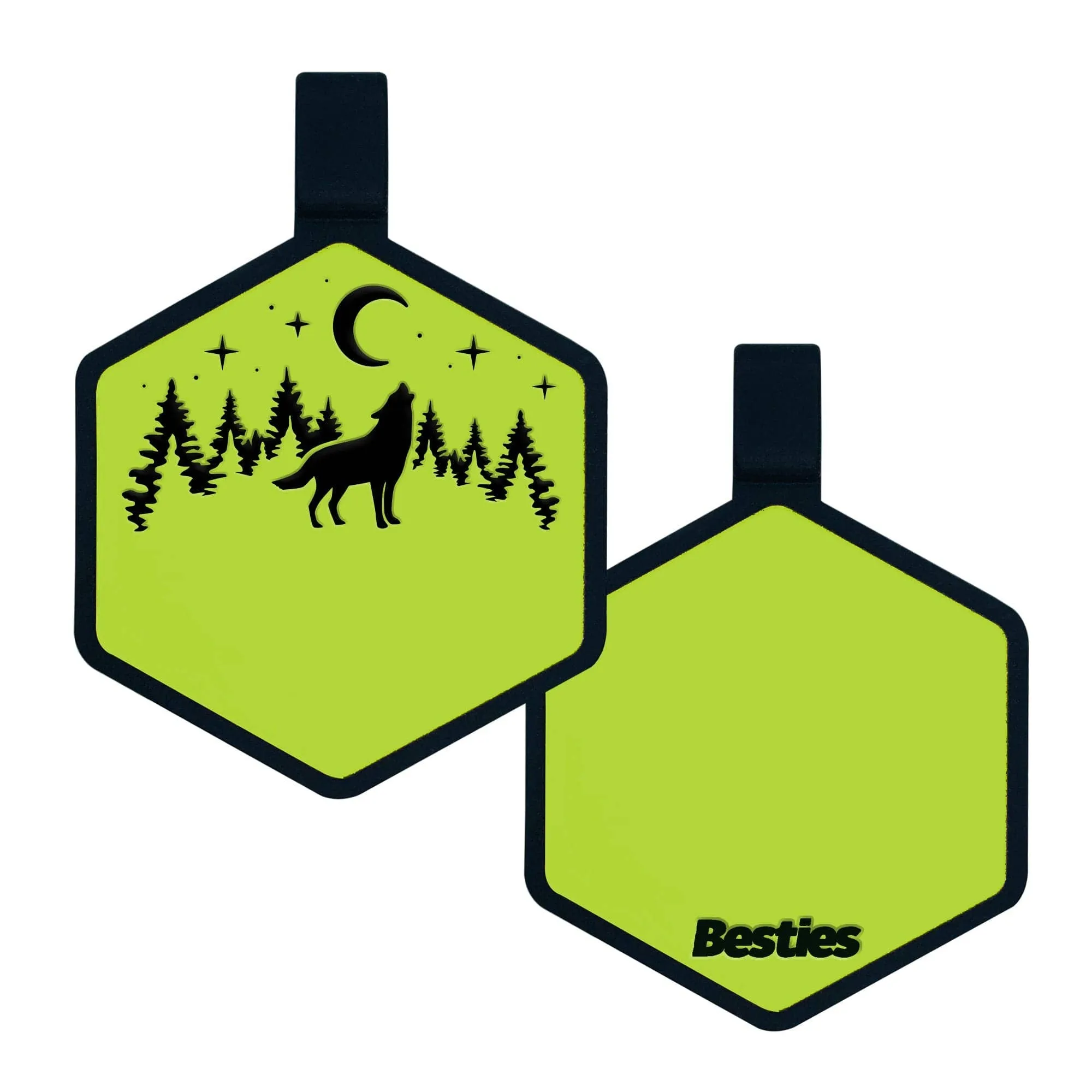 Besties Pets - Stay Wild Silicone ID Tag