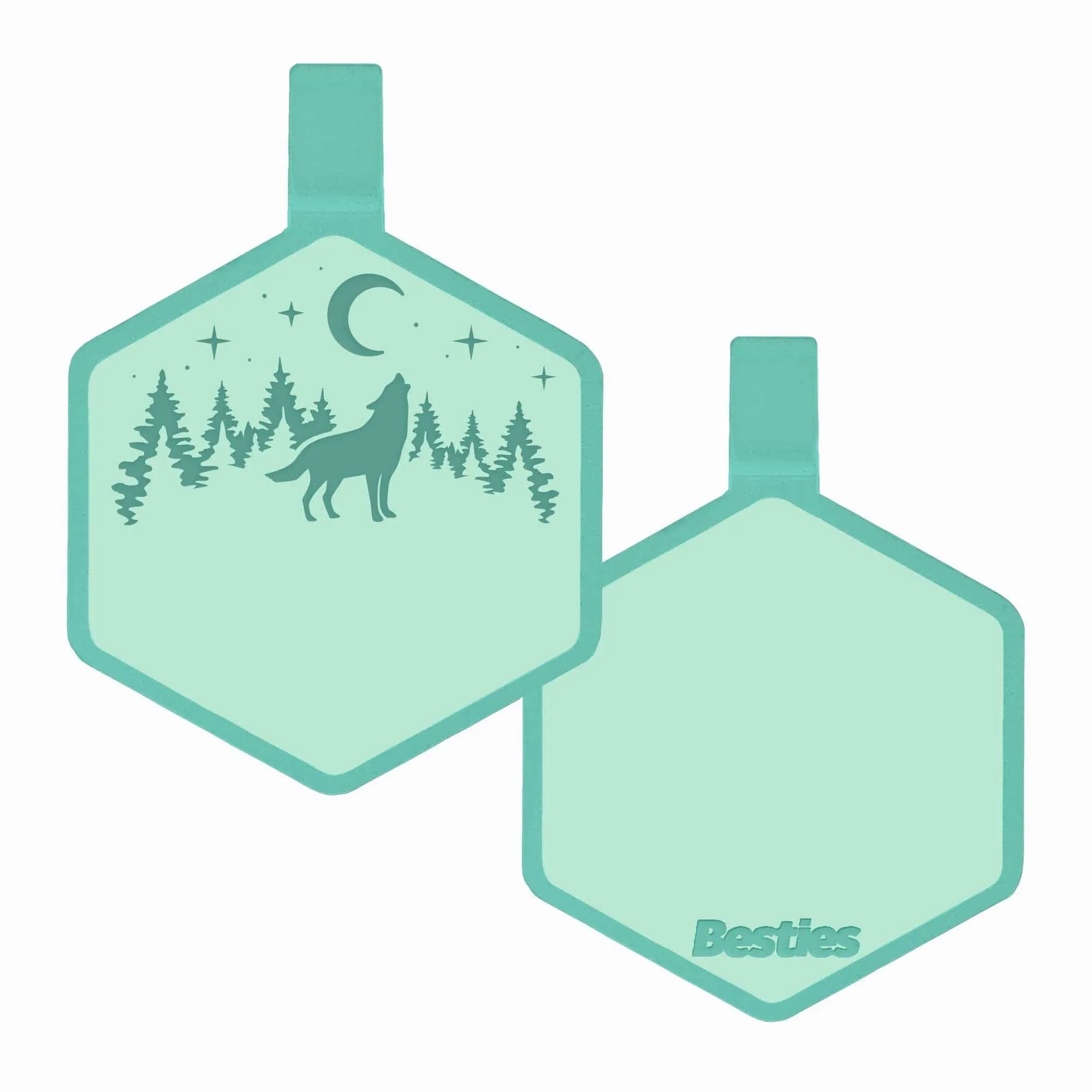 Besties Pets - Stay Wild Silicone ID Tag