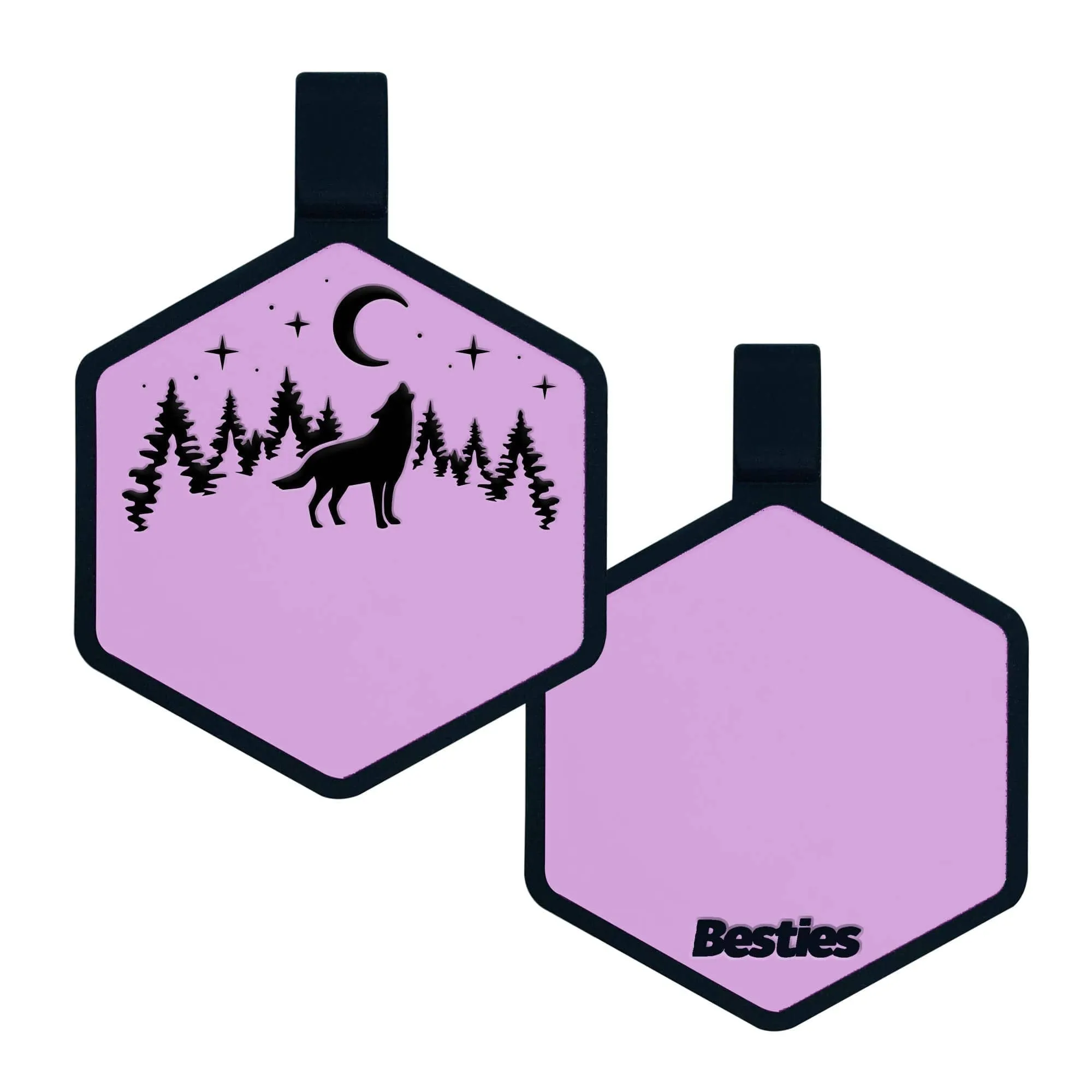 Besties Pets - Stay Wild Silicone ID Tag