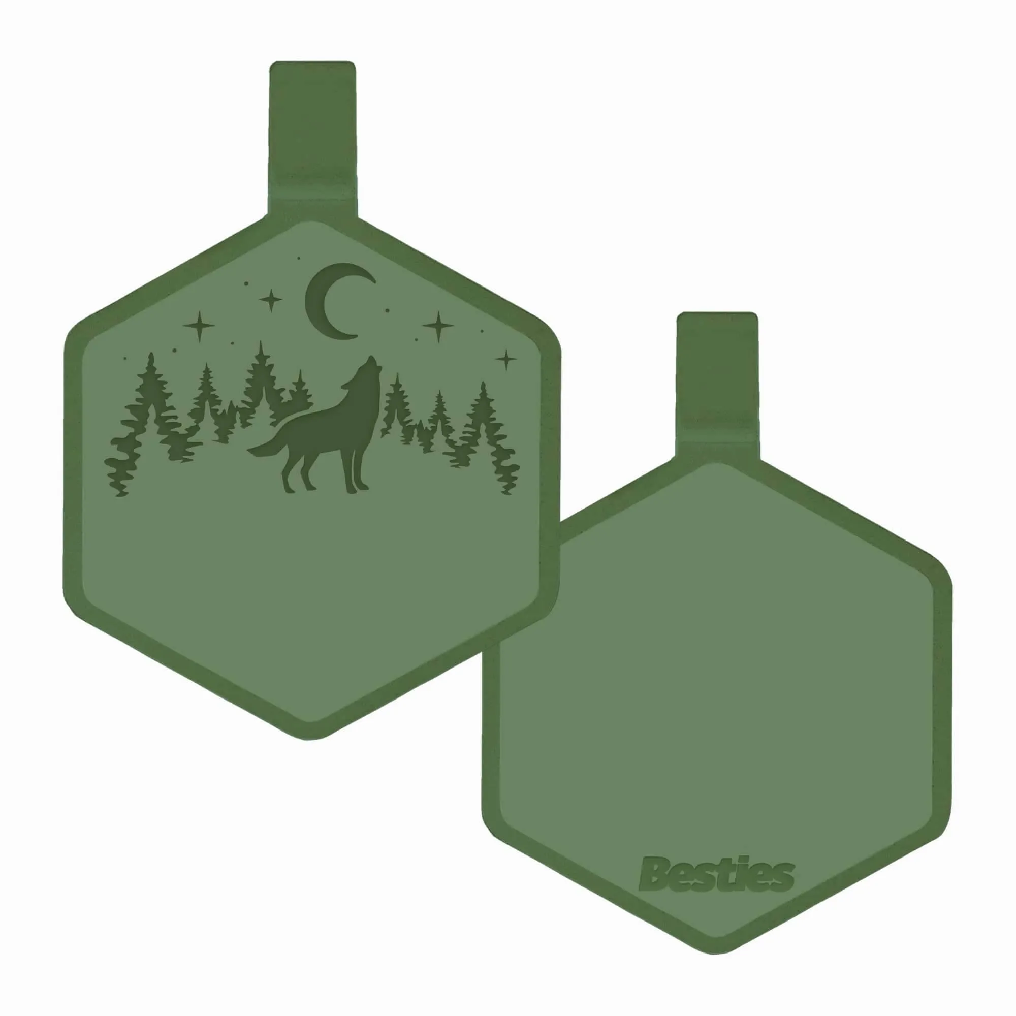 Besties Pets - Stay Wild Silicone ID Tag