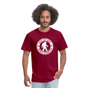 Bigfoot Hide & Seek Champ: Humorous Cryptozoology Legend Tee