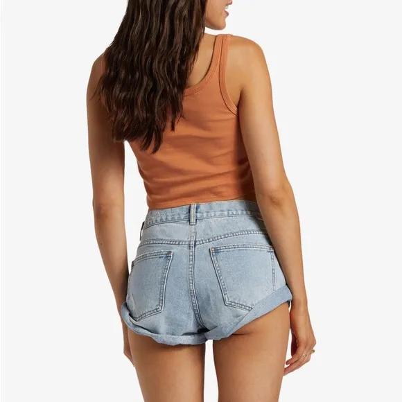 Billabong Ripped Rolled Cuff Shorts