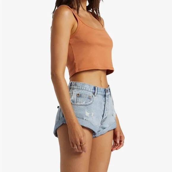 Billabong Ripped Rolled Cuff Shorts