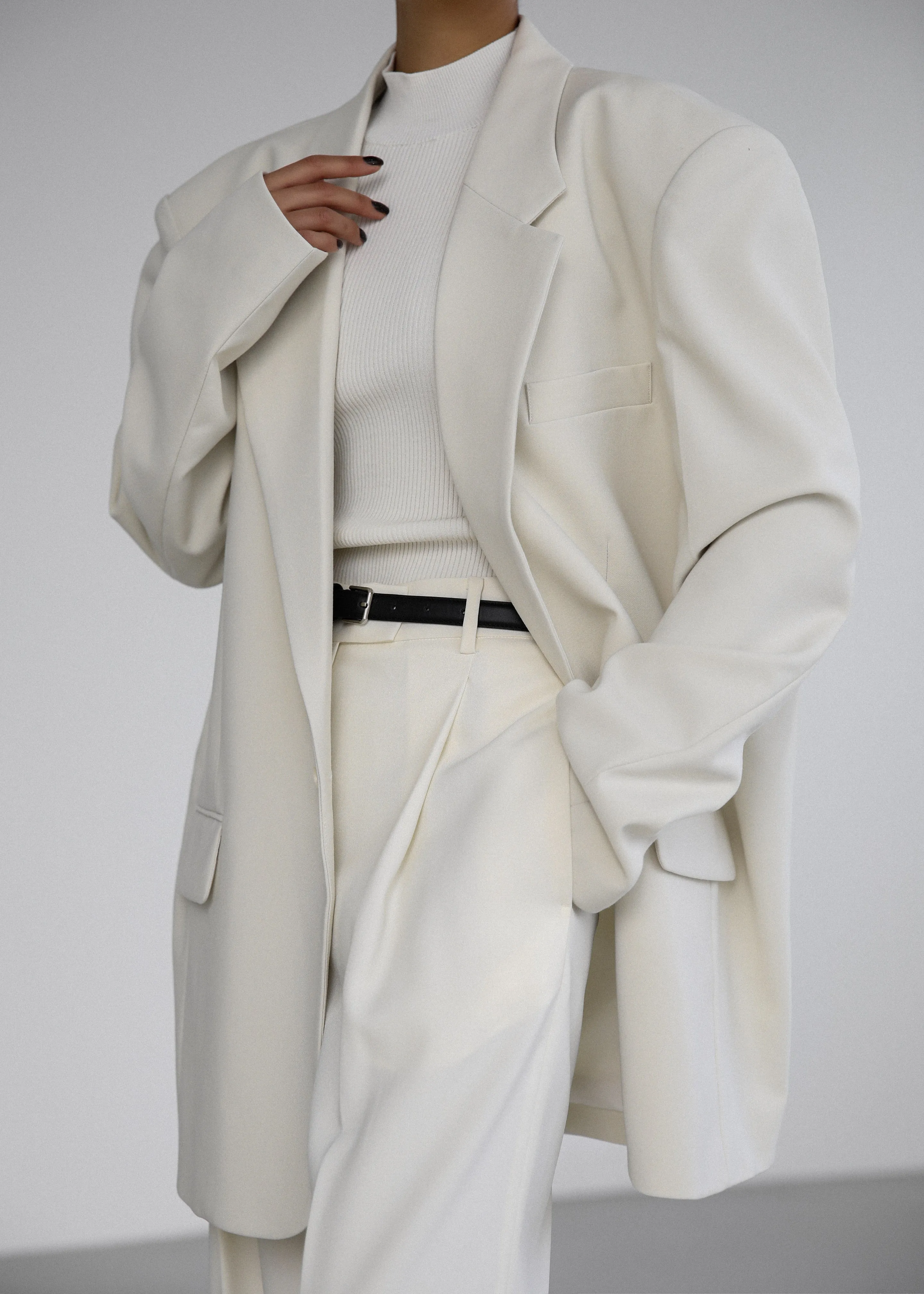 Billie Oversized Blazer - Cream