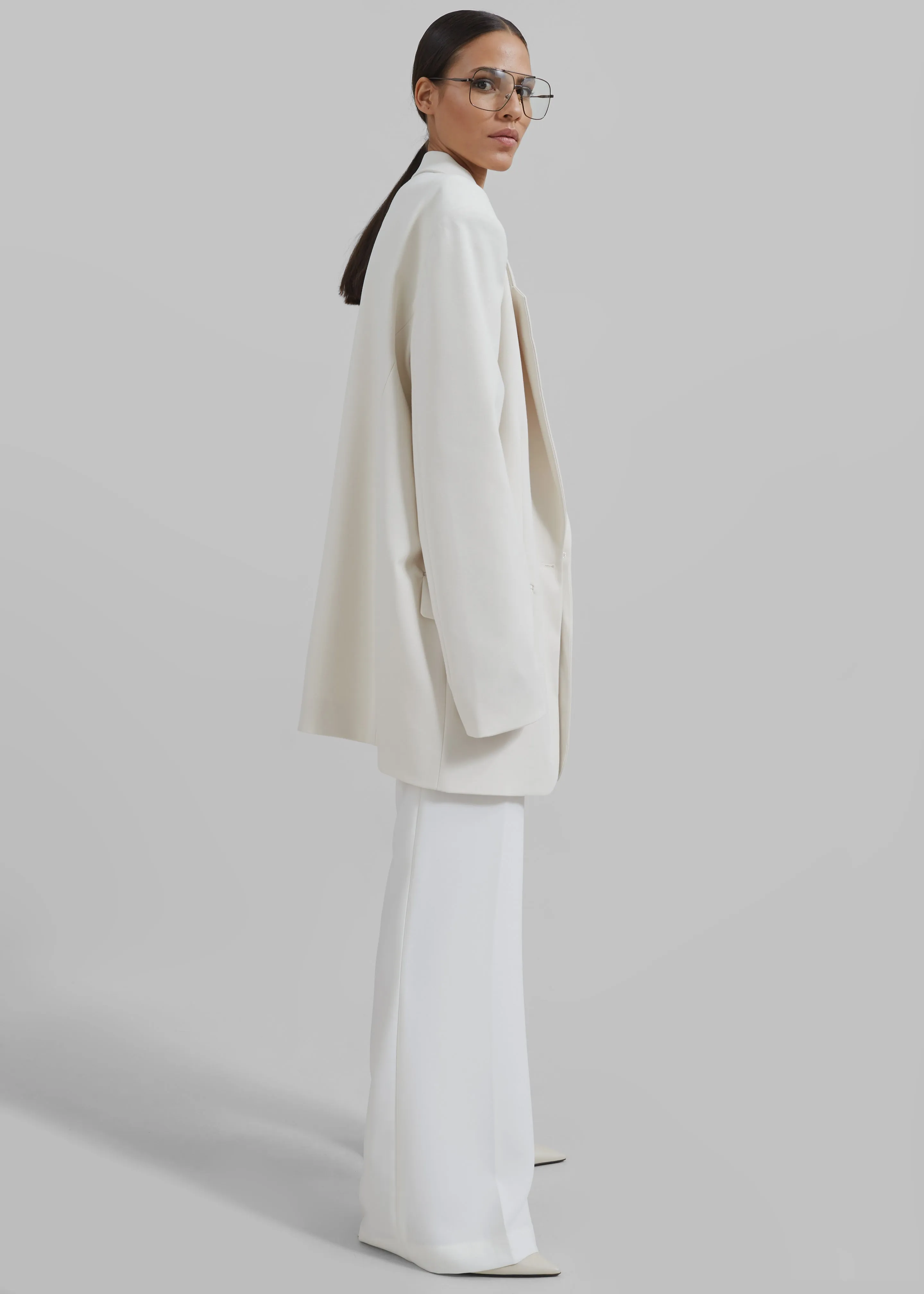 Billie Oversized Blazer - Cream