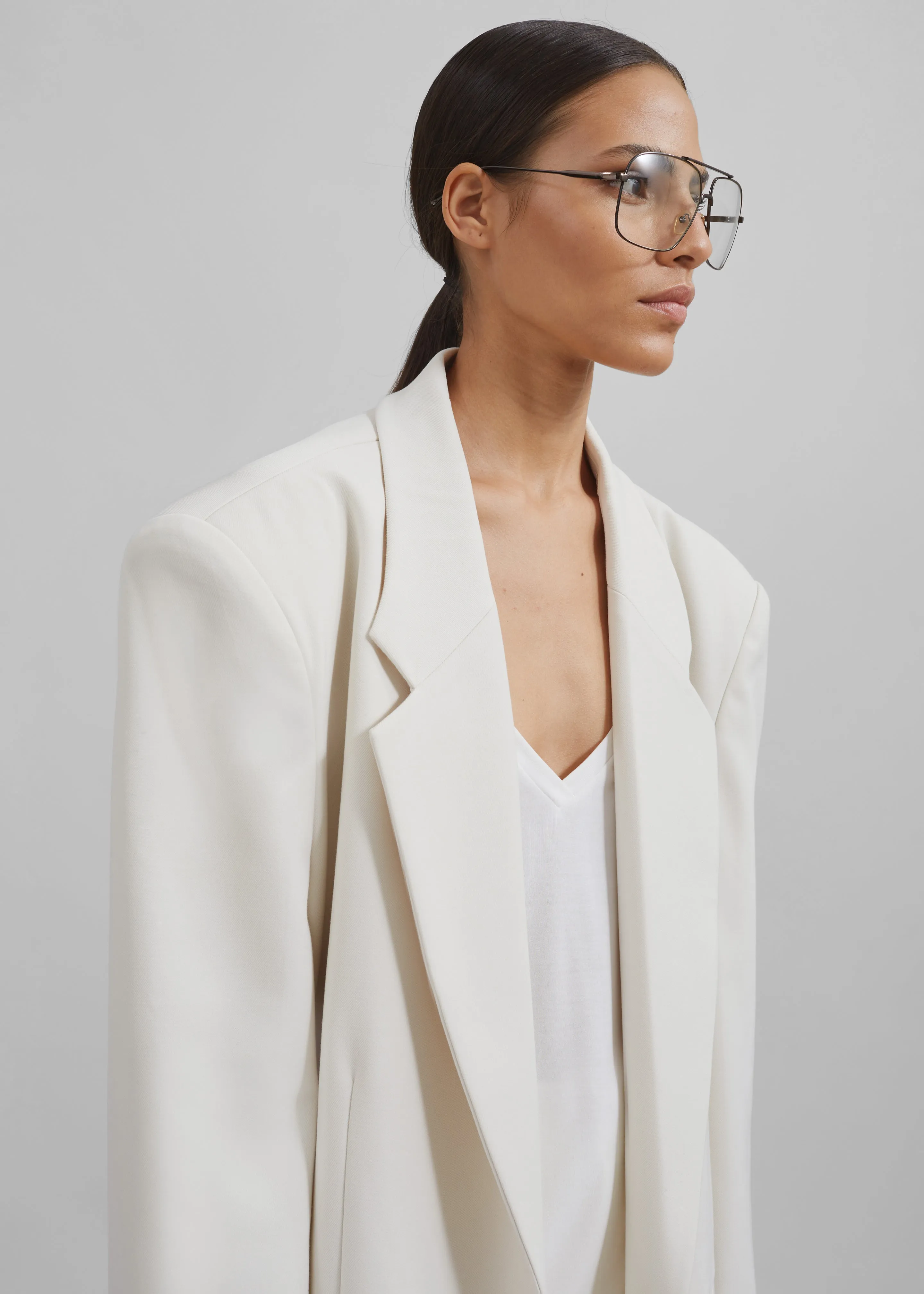 Billie Oversized Blazer - Cream