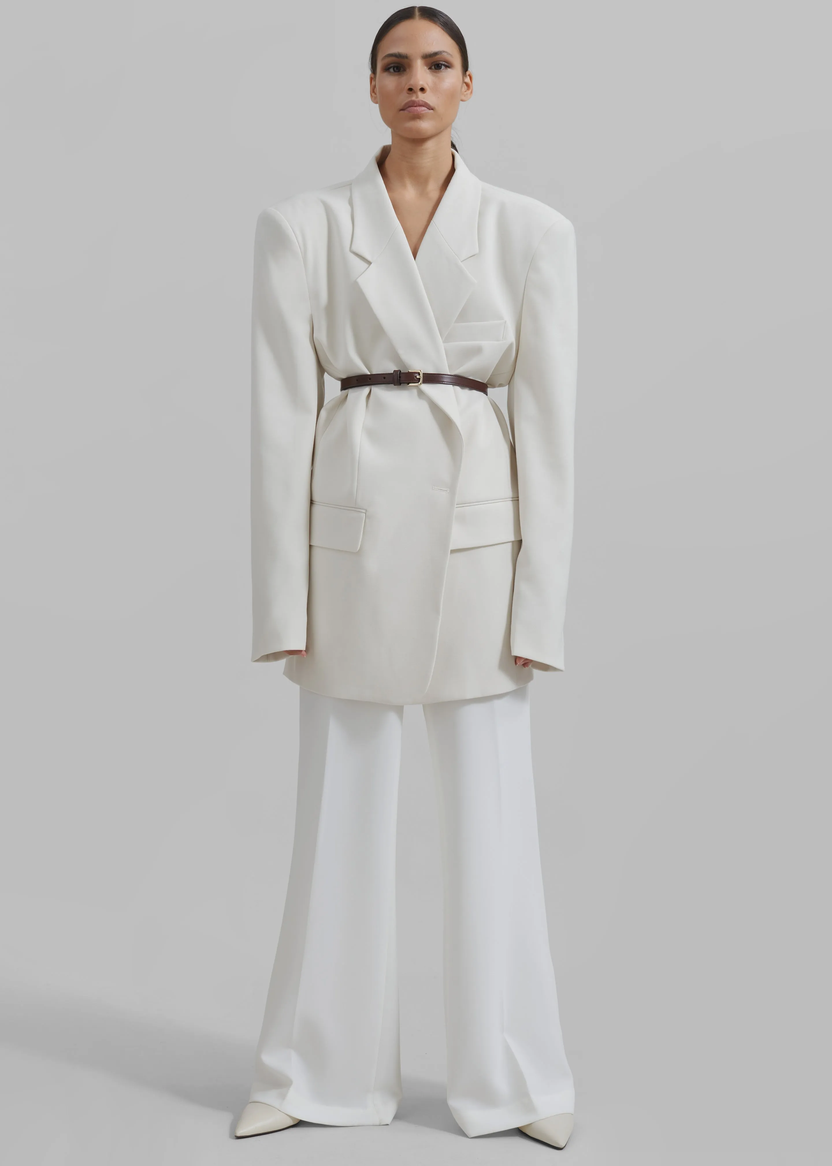 Billie Oversized Blazer - Cream