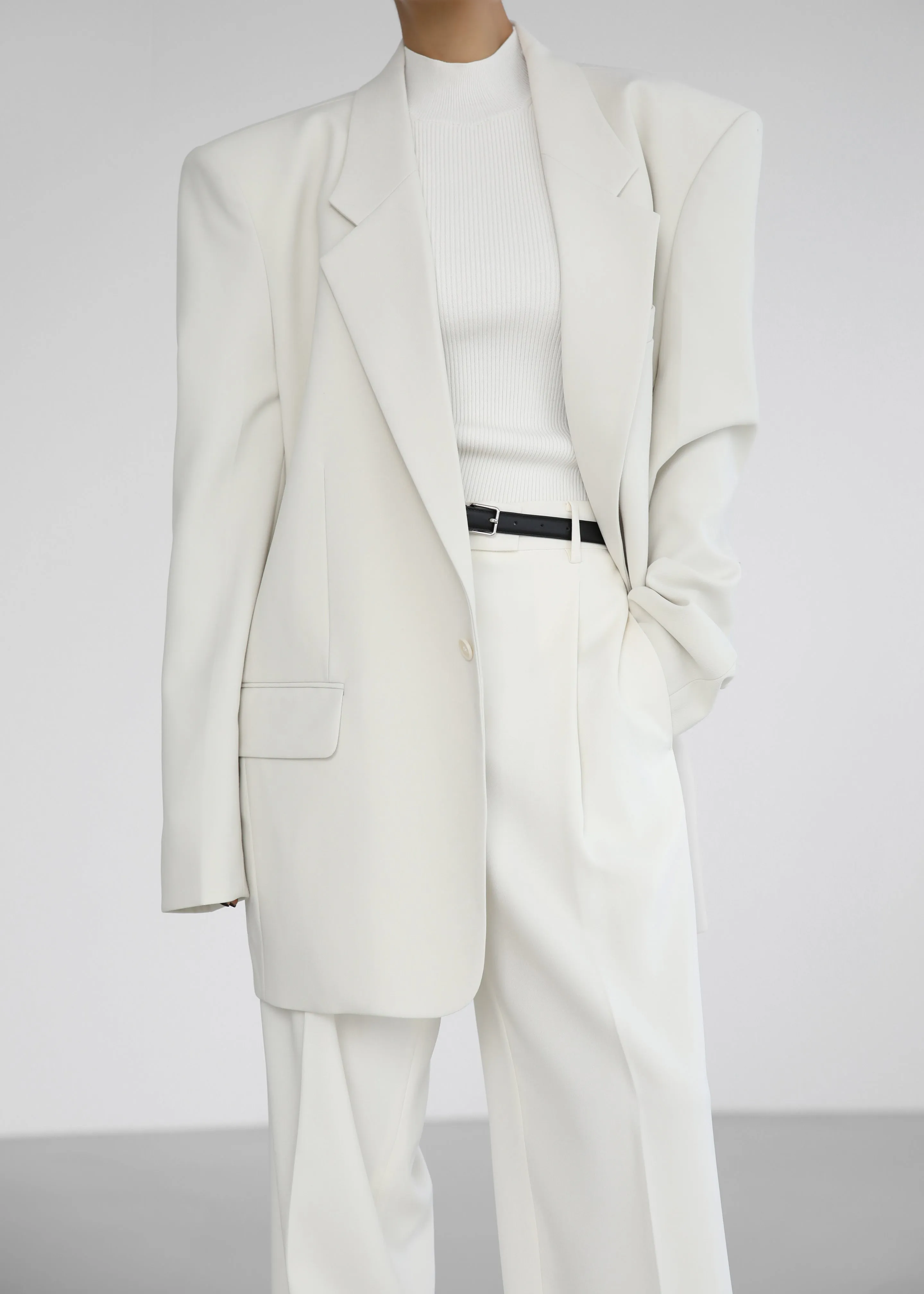 Billie Oversized Blazer - Cream