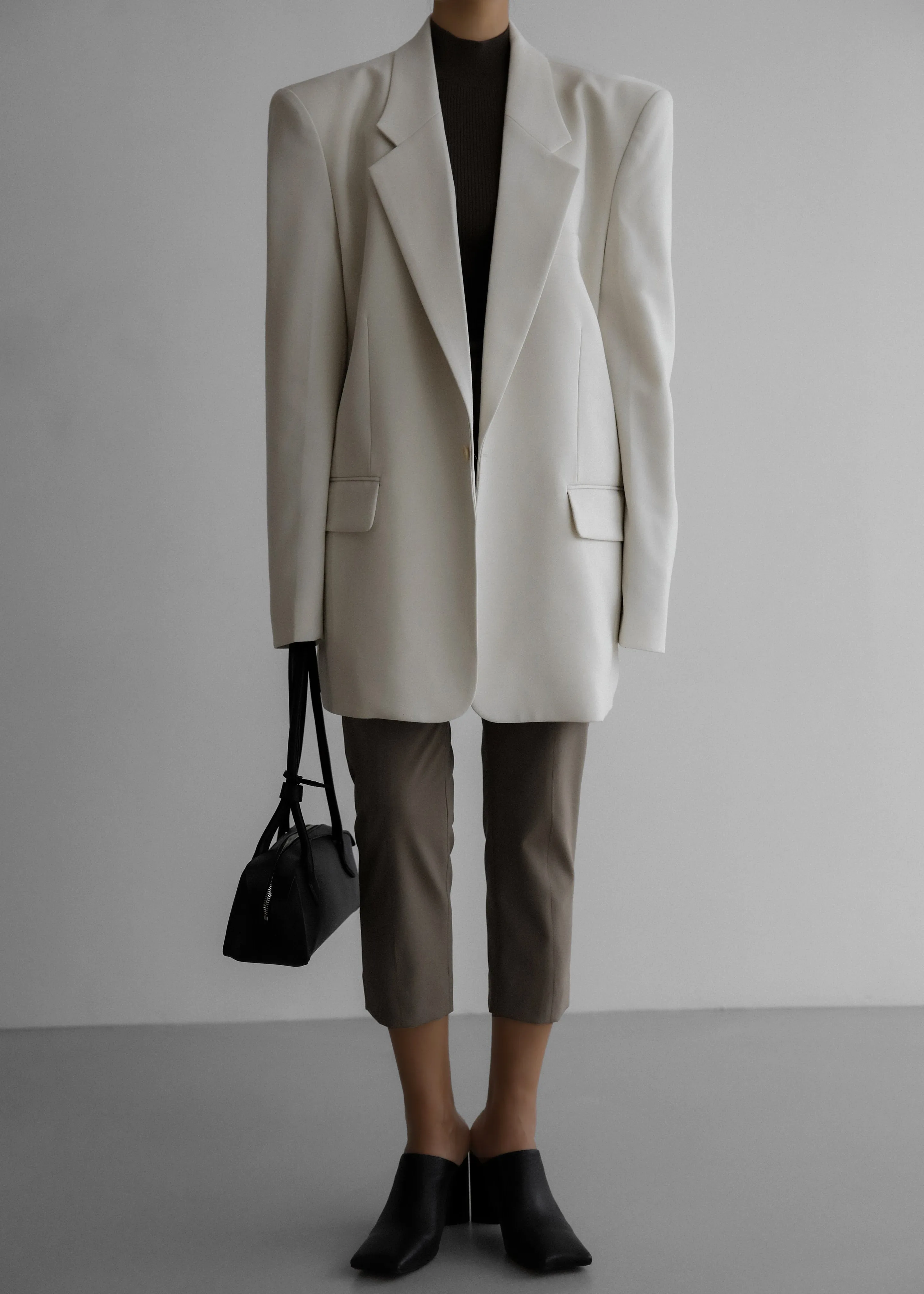 Billie Oversized Blazer - Cream