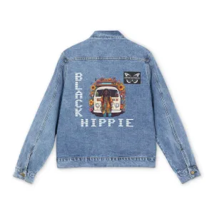 Black Hippie Denim Jacket - Road to Peace