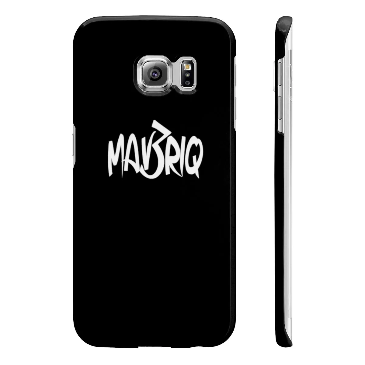 Black MAV3RIQ Phone Case