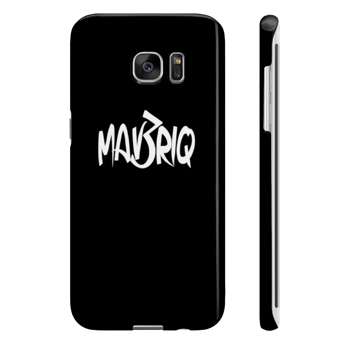 Black MAV3RIQ Phone Case