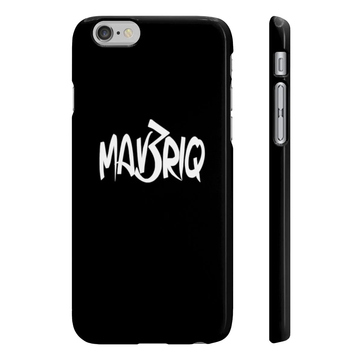 Black MAV3RIQ Phone Case