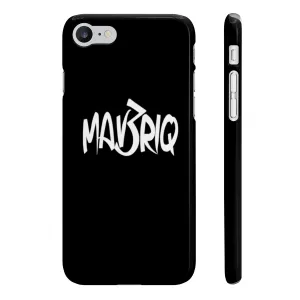 Black MAV3RIQ Phone Case