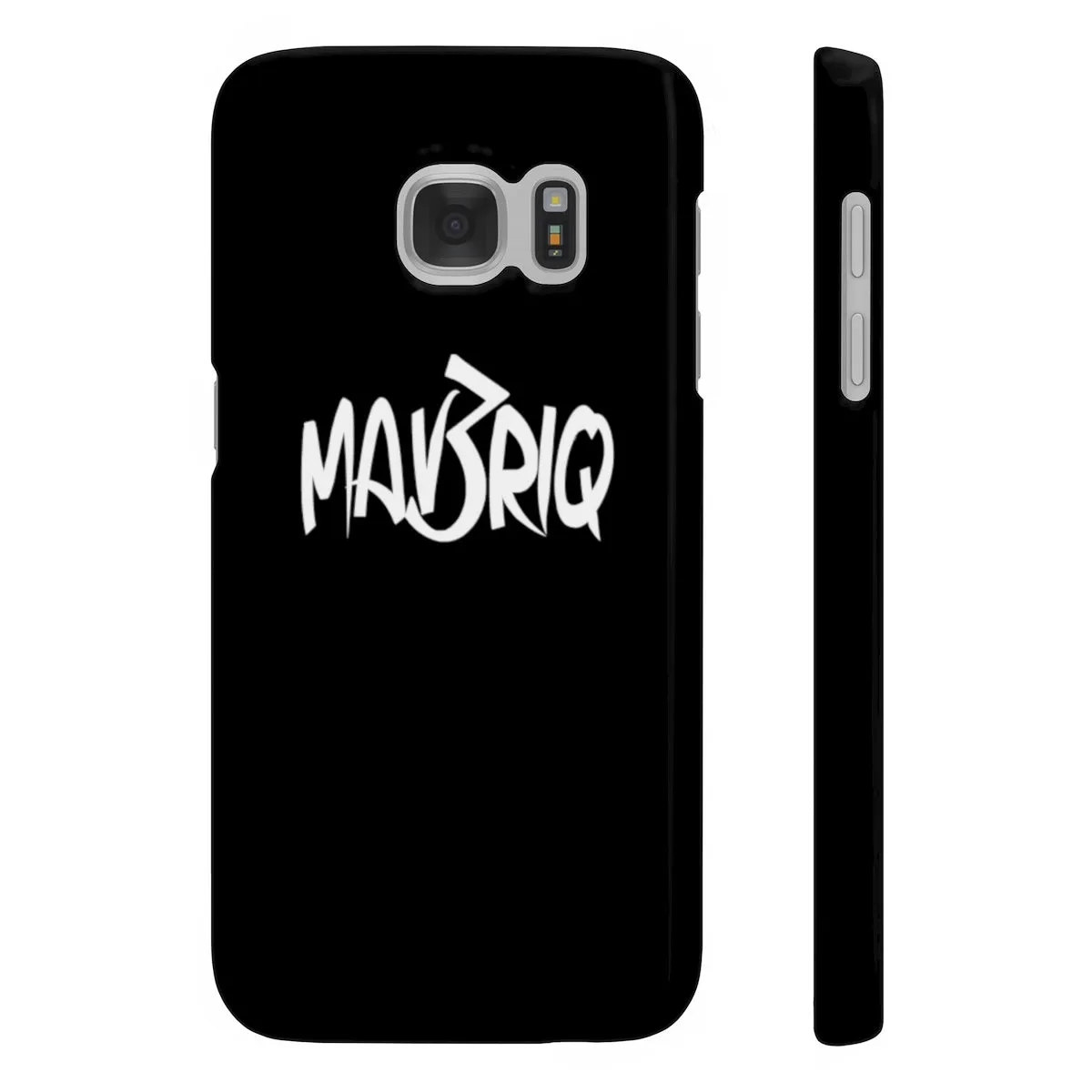 Black MAV3RIQ Phone Case